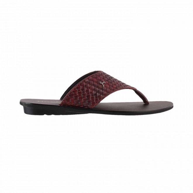 Mochi Men Maroon Casual Thong (SKU: 16-9102-44-40)