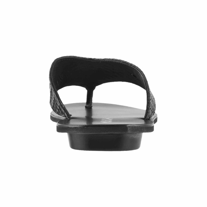 Mochi Men Black Casual Slippers (SKU: 16-9102-11-40)
