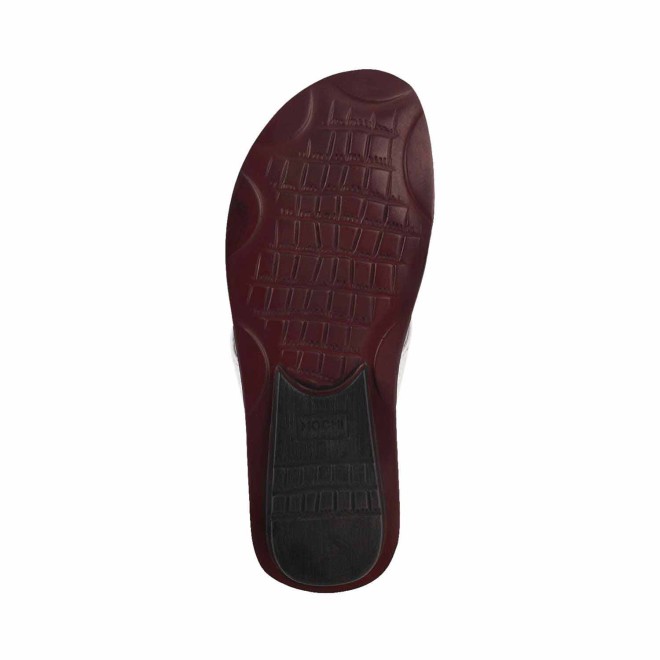 Mochi Men White Casual Slippers (SKU: 16-9102-16-40)