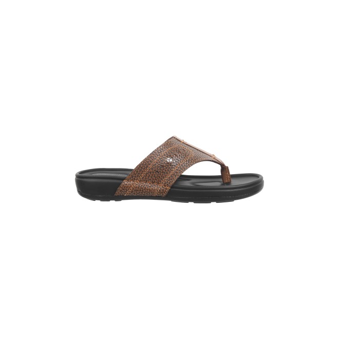 Mochi Men Tan Casual Slippers (SKU: 16-916-23-43)