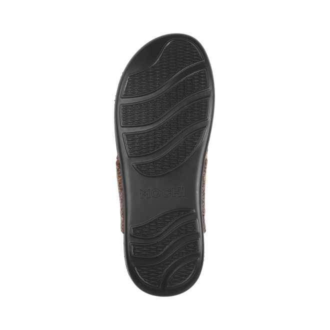 Mochi Men Tan Casual Slippers (SKU: 16-916-23-43)