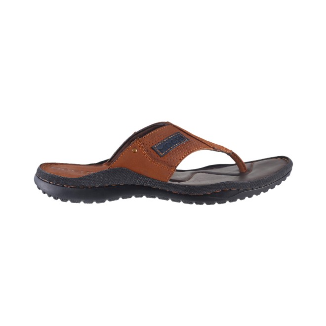 Mochi Men Tan Casual Slippers (SKU: 16-9195-23-40)