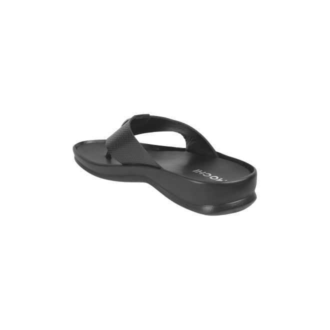 Mochi Men Black Casual Slippers & Flip Flops (SKU: 16-957-11-40)