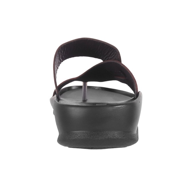 Mochi Men Brown Casual Slippers (SKU: 16-958-12-45)