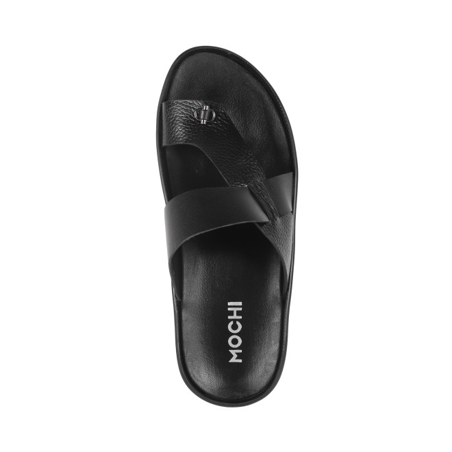 Mochi Men Black Casual Slippers (SKU: 16-958-11-41) Mochi Men Black Casual Slippers (SKU: 16-958-11-41)