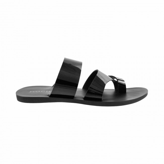 Mochi Men Black Casual Chappals (SKU: 16-96-11-40)