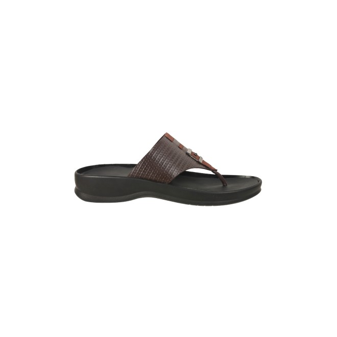 Mochi Men Brown Casual Slippers & Flip Flops (SKU: 16-964-12-42)