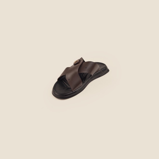 Mochi Men Brown Casual Slip-Ons (SKU: 16-969-12-41)