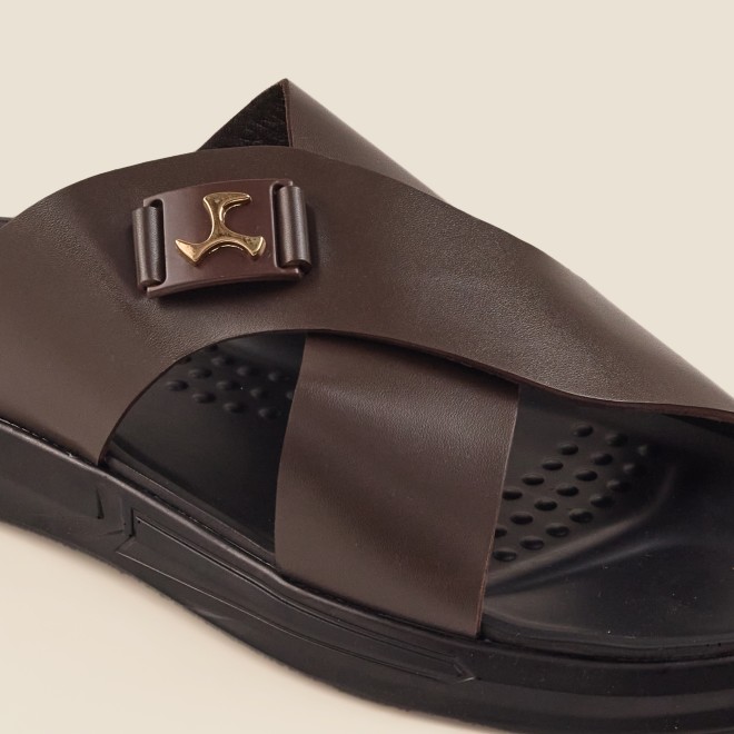 Mochi Men Brown Casual Slip-Ons (SKU: 16-969-12-41)