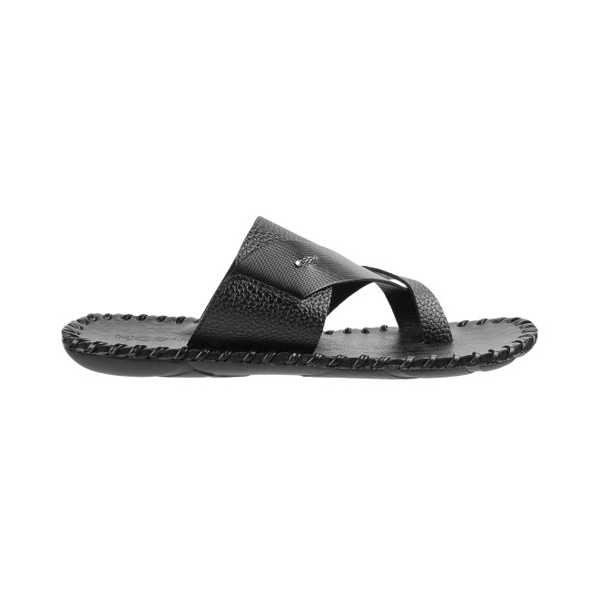 Mochi Men Black Ethnic Slippers (SKU: 16-9779-11-40)