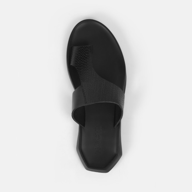 Mochi Men Black Casual Slippers (SKU: 16-983-11-40) Mochi Men Black Casual Slippers (SKU: 16-983-11-40)
