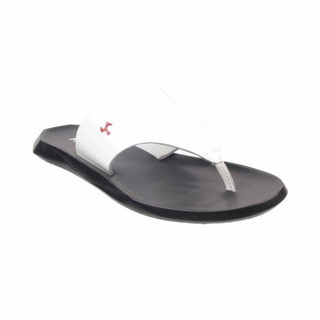 Mochi Men White Casual Slippers (SKU: 16-9837-16-41)
