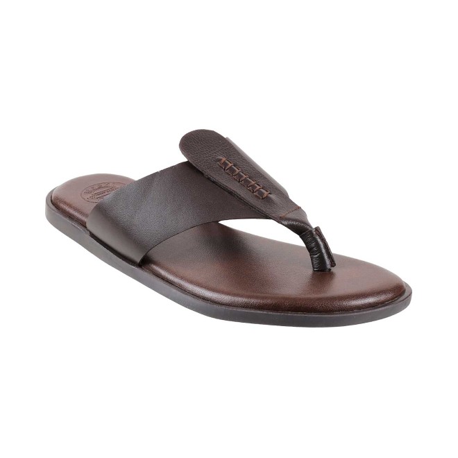 Mochi Men Brown Casual Chappals (SKU: 16-9920-12-40)