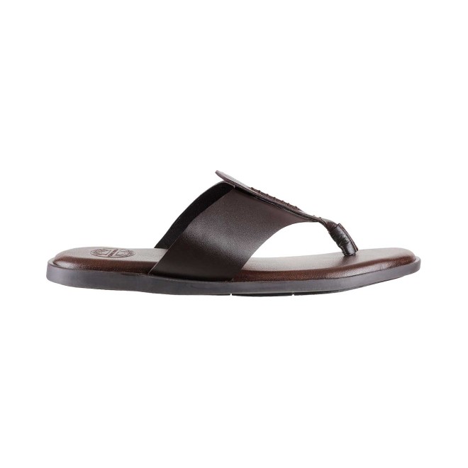 Mochi Men Brown Casual Chappals (SKU: 16-9920-12-40)