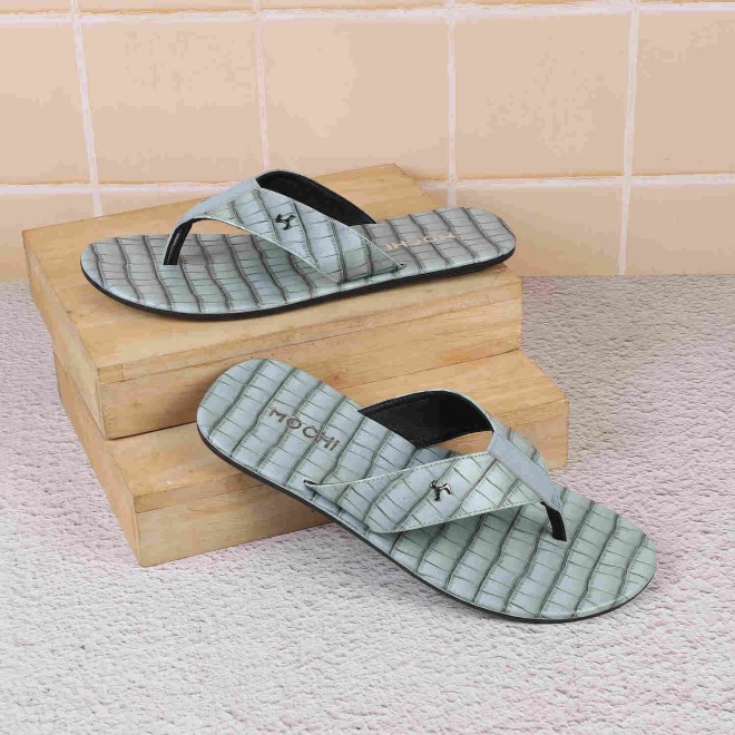 Mochi Men Green Casual Slippers (SKU: 16-999-21-43)