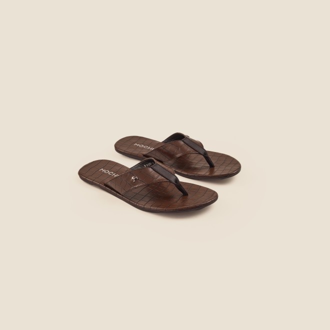 Mochi Men Brown Casual Slippers (SKU: 16-999-12-42) Mochi Men Brown Casual Slippers (SKU: 16-999-12-42)