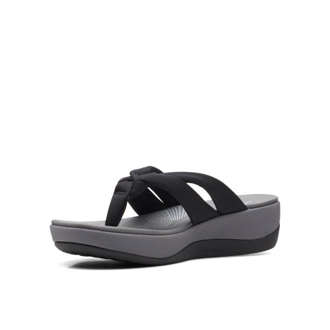 Clarks Women Black-grey Casual Slippers (SKU: 161-1612-94-5)