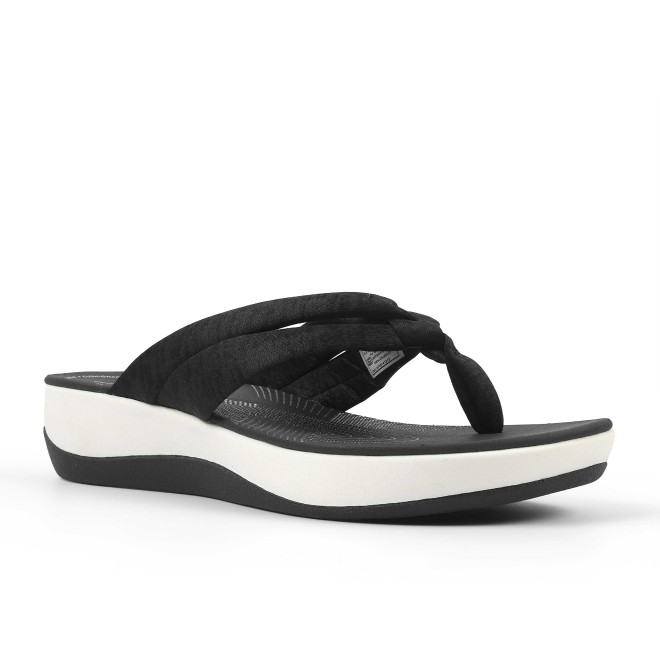 Clarks Women White-blue Casual Slippers (SKU: 161-1612-56-4)