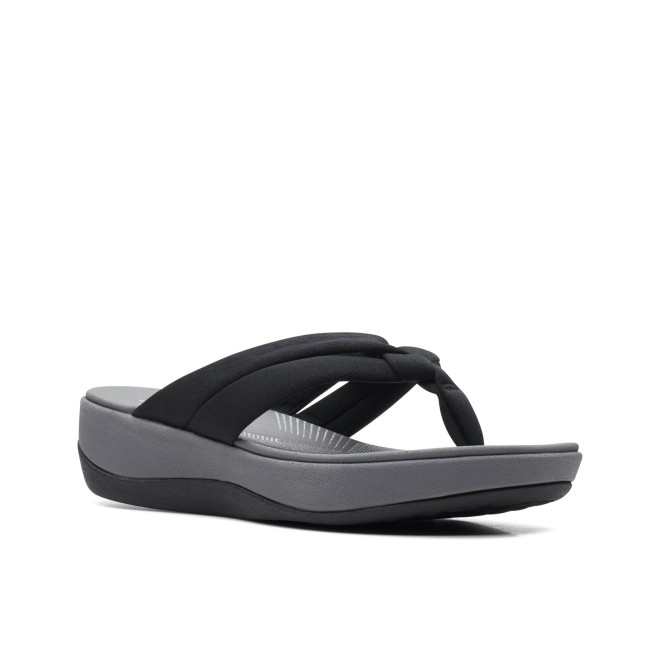 Clarks Women Black-grey Casual Slippers (SKU: 161-1612-94-5)