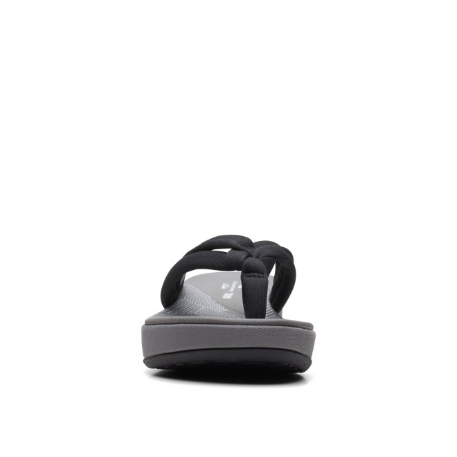 Clarks Women Black-grey Casual Slippers (SKU: 161-1612-94-5)