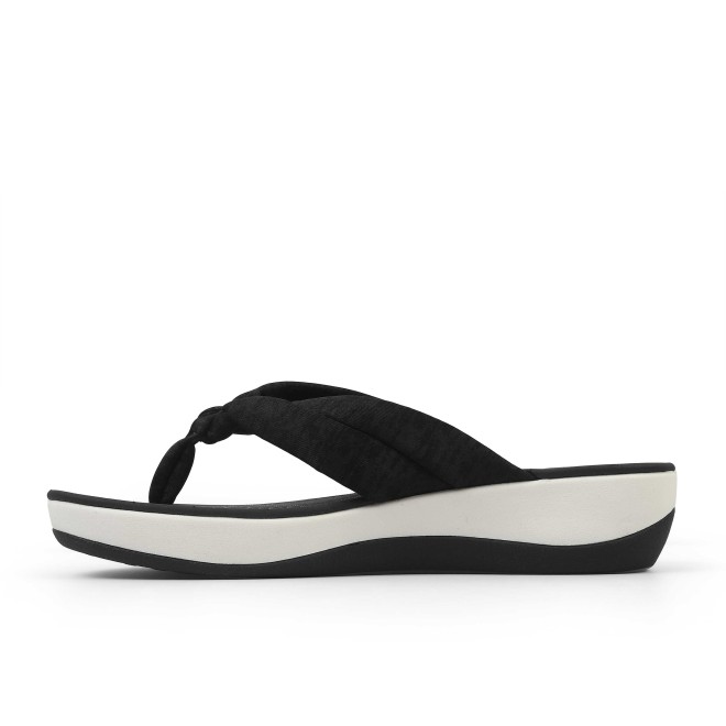Clarks Women White-blue Casual Slippers (SKU: 161-1612-56-4)