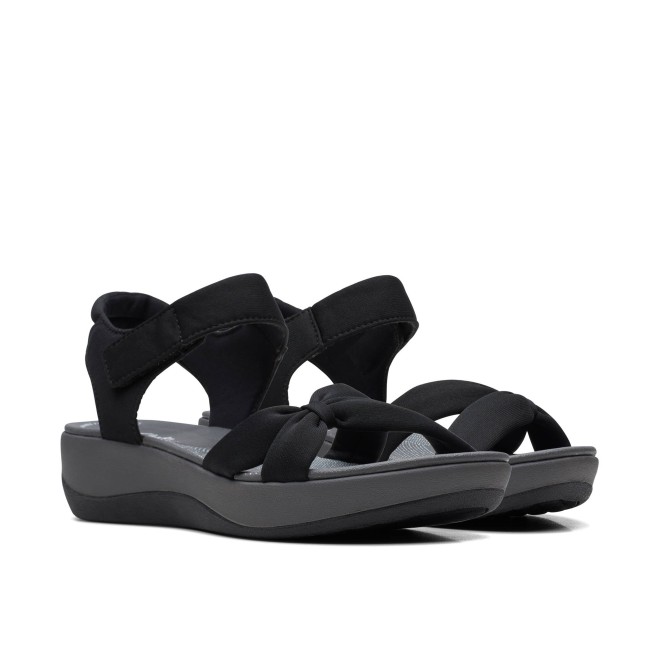 Clarks Women Black-grey Casual Sandals (SKU: 161-1613-94-3)