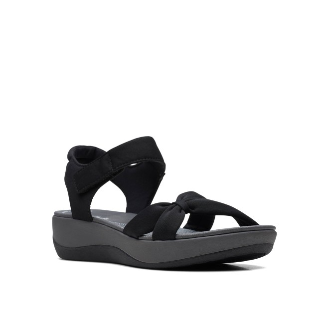 Clarks Women Black-grey Casual Sandals (SKU: 161-1613-94-3)
