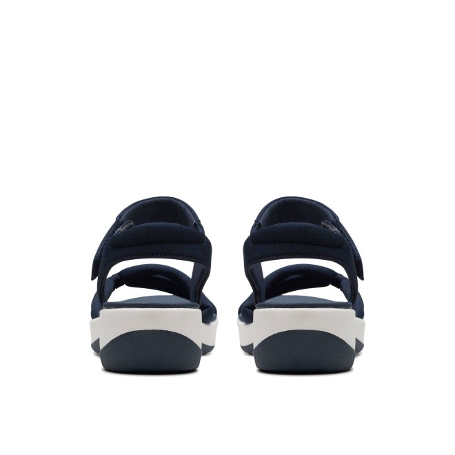Clarks Women White-blue Casual Sandals (SKU: 161-1613-56-3)