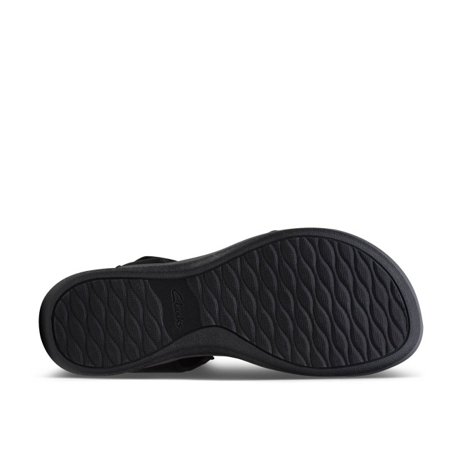 Clarks Women Black-grey Casual Sandals (SKU: 161-1613-94-3)