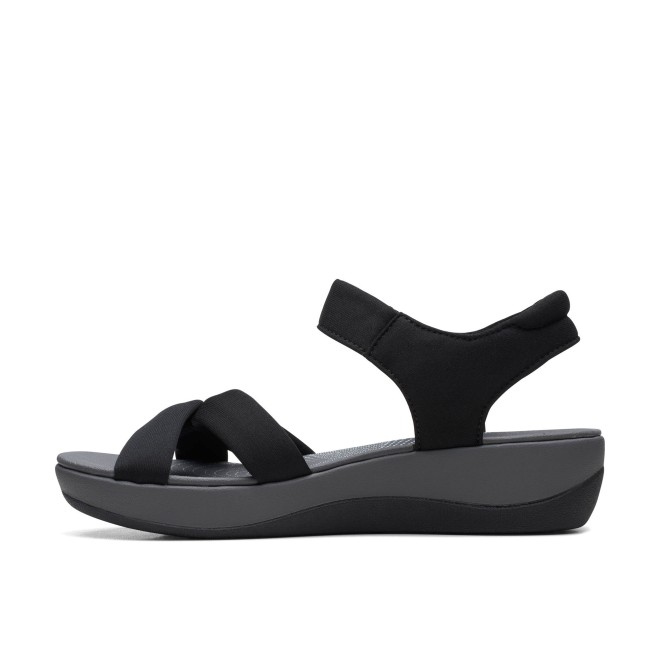 Clarks Women Black-grey Casual Sandals (SKU: 161-1613-94-3)
