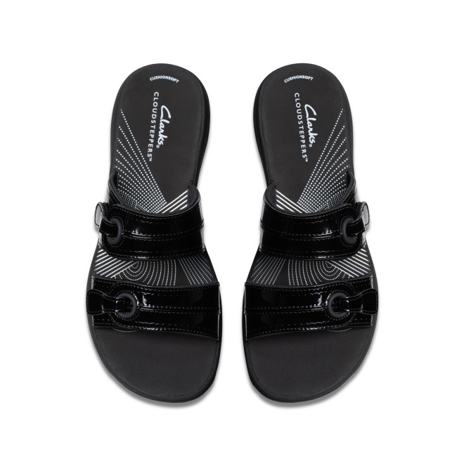 Clarks Women Black Casual Slippers (SKU: 161-1616-11-3)