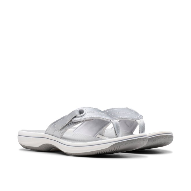 Clarks Women White Casual Slippers (SKU: 161-1618-16-3)