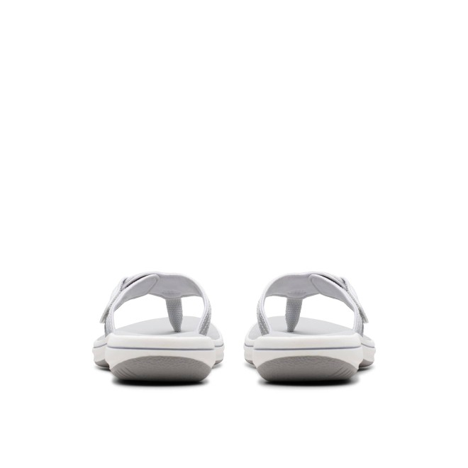 Clarks Women White Casual Slippers (SKU: 161-1618-16-3)