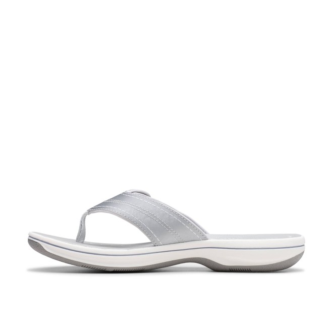 Clarks Women White Casual Slippers (SKU: 161-1618-16-3)