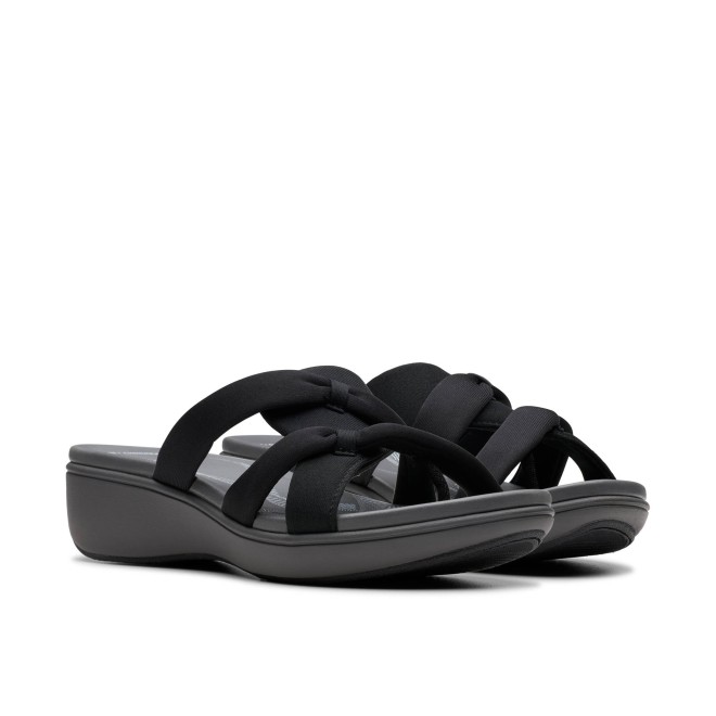 Clarks Women Black-grey Casual Slippers (SKU: 161-1619-94-3)