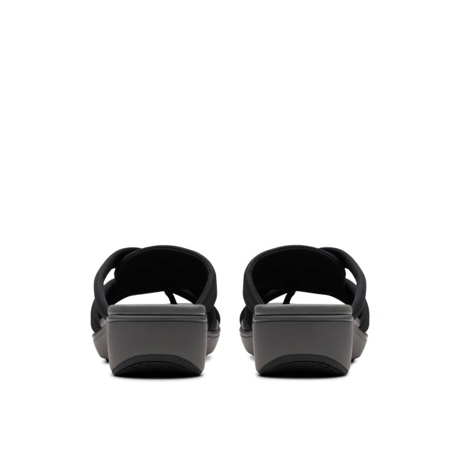 Clarks Women Black-grey Casual Slippers (SKU: 161-1619-94-3)