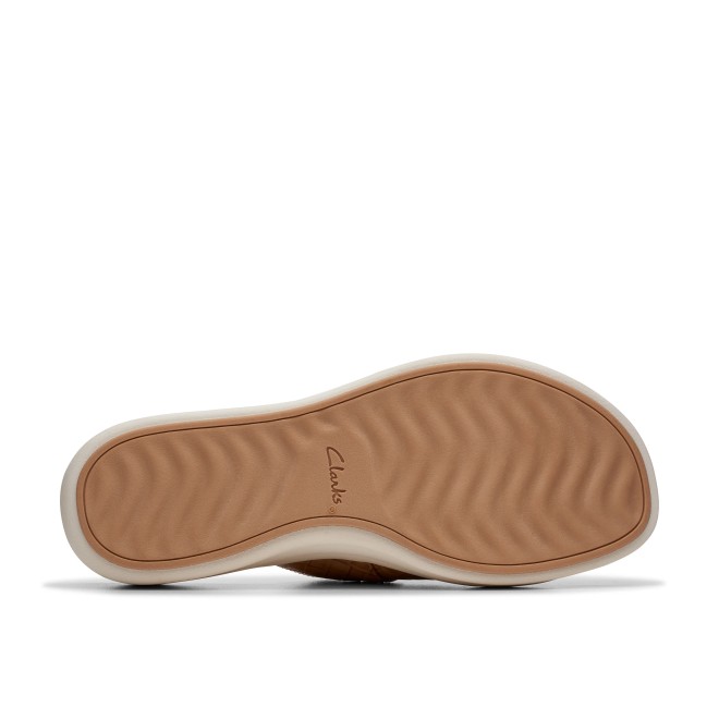 Clarks Women Beige Casual Slippers (SKU: 161-1623-20-3)
