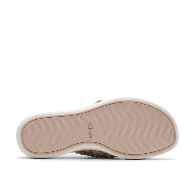 Clarks Women Light-brown Casual Slippers (SKU: 161-1624-41-3)