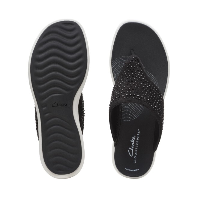 Clarks Women Black Casual Slippers (SKU: 161-1625-11-4)