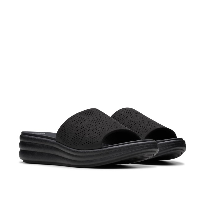 Clarks Women Black Casual Slippers (SKU: 161-1626-11-3)
