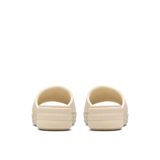 Clarks Women Off-white Casual Slip Ons (SKU: 161-1626-66-3)
