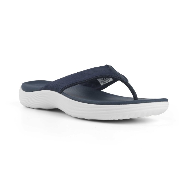 Clarks Women Blue-navy Casual Slippers (SKU: 161-1627-17-4)