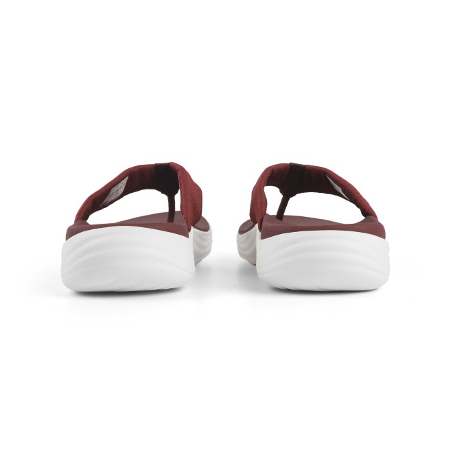 Clarks Women Maroon Casual Slippers (SKU: 161-1627-44-4)
