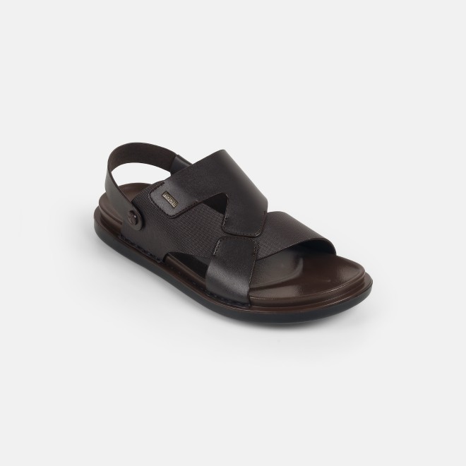 Mochi Men Brown Casual Sandals