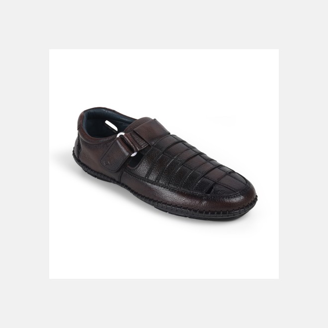 Mochi Men Wine Casual Sandals