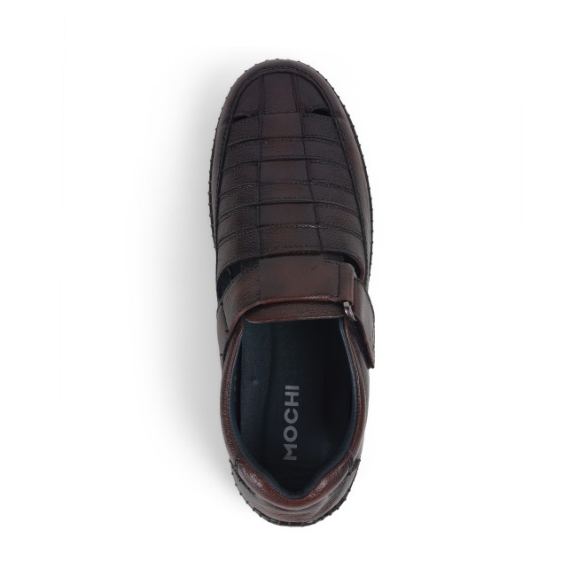 Mochi Men Wine Casual Sandals (SKU: 18-1037-58-39)