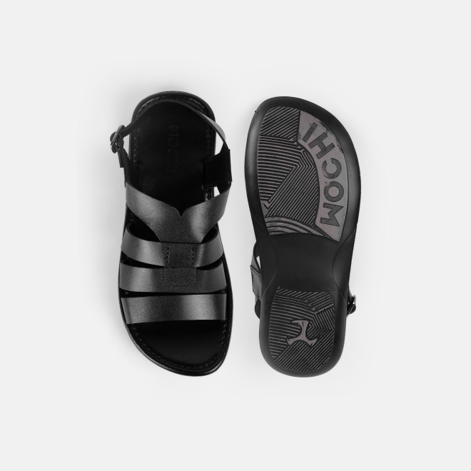 Mochi Men Black Casual Sandals (SKU: 18-1047-11-42)