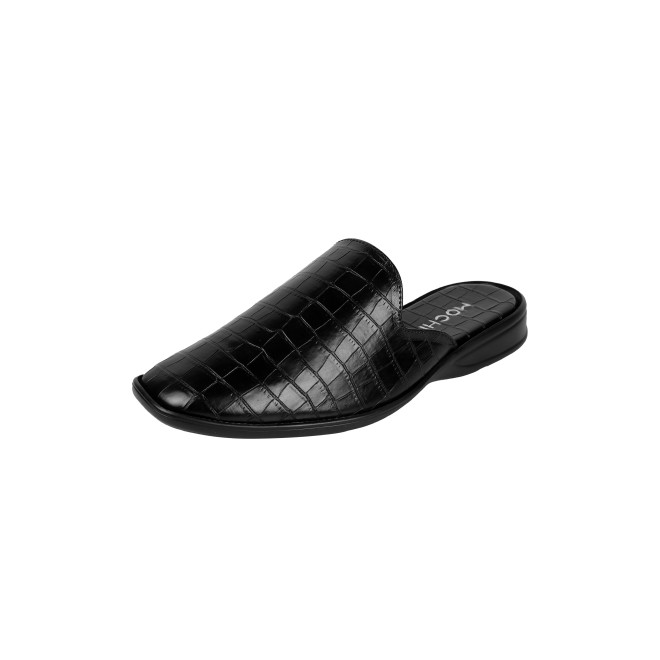 Mochi Men Black Ethnic Slip Ons (SKU: 18-1058-11-40)