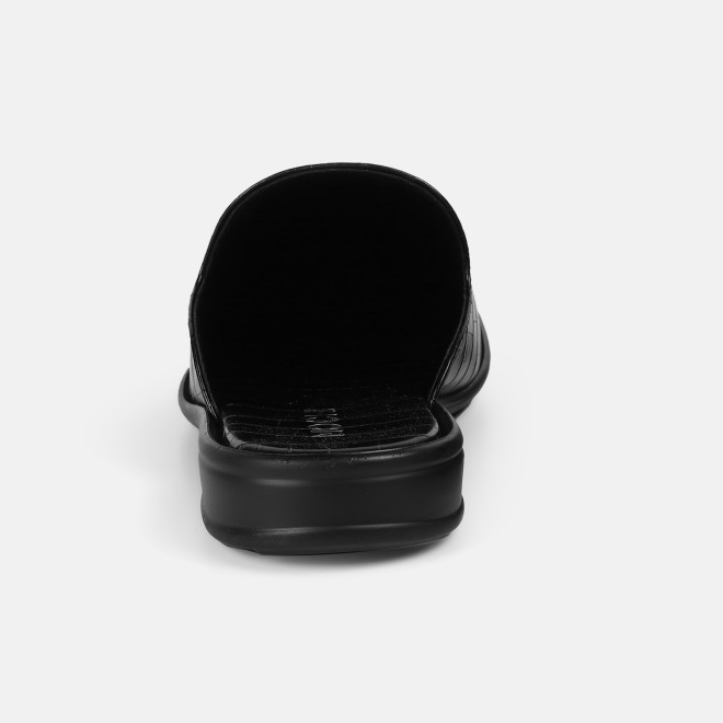 Mochi Men Black Ethnic Slip Ons (SKU: 18-1058-11-40)