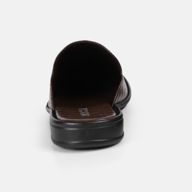 Mochi Men Brown Ethnic Slip Ons (SKU: 18-1058-12-40)